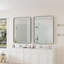 Miroir mural polyvalent à cadre métallique pour rehausser la décoration intérieure