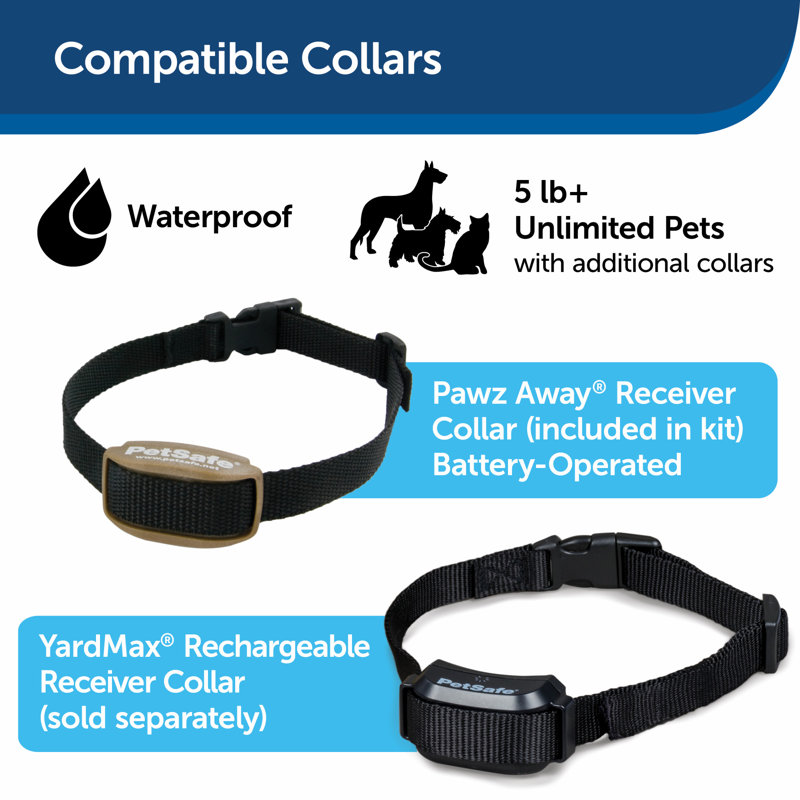 PetSafe Outdoor Pet Barrier with Waterproof Rock Transmitter