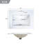 Meuble-lavabo 24 po avec lavabo en céramique, armoire 2 tiroirs-769650543