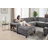 9pcs Compression Module Sectional With Bookshelf Ottoman-145329917