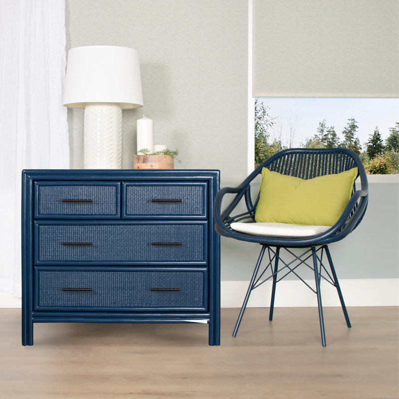 Aruba 4 - Drawer Nightstand, Navy