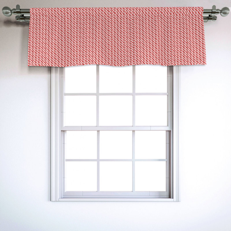 Sateen Ruffled Window Valance