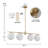 Kaynen 4-Light Dimmable Linear Pendant-317730602-482410253
