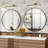 Molly Easy French Cleat Mounting Metal Alloy Wall Round Vanity And Dresser Bathroom Mirror-106917547-106917541