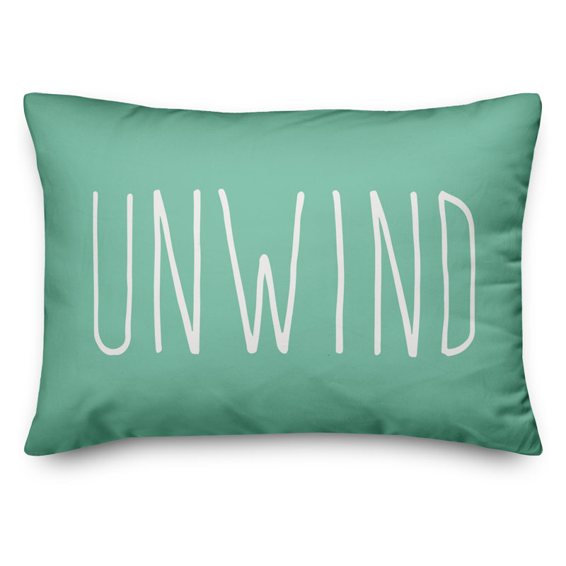 Yes! Unwind Outdoor Rectangular Pillow Cover & Insert, Mint Green