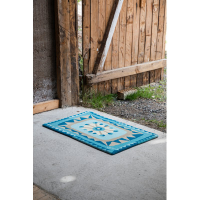 Salih Wool Hand Woven Area Rug