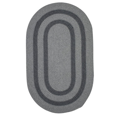 Tapis gris en laine tissé à la main Van Cleef