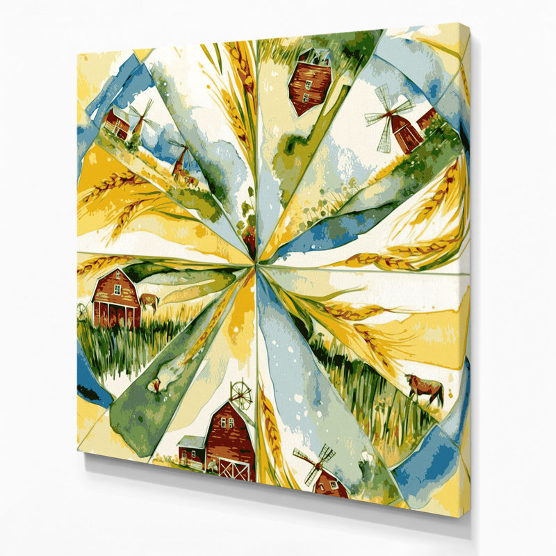 Art sur toile beige, H 16 po x l 16 po