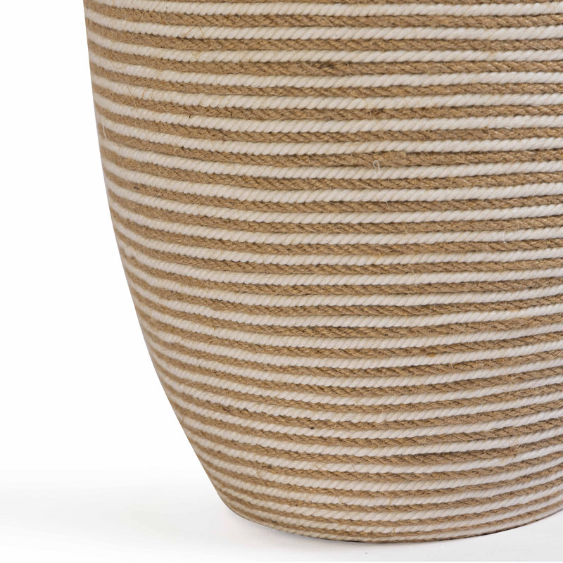Lampe de table en jute et coton Tanga