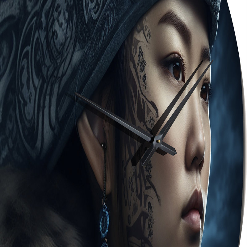 Horloge murale asiatique asiatique, Petit