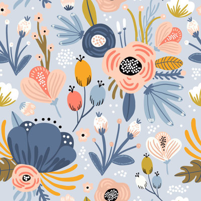 Parmelia Floral Wall Mural
