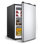 3 Cubic Feet Compact Upright Freezer With Stainless Steel Door