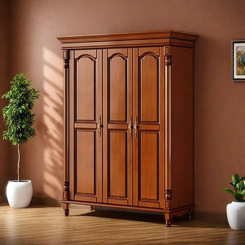Garde-robe de luxe rétro American Light Brown
