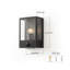 9" (22.9 cm) Motion Sensor Outdoor Wall Light, Black E27 Exterior Wall Sconce for Porch and Patio