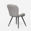Chaise rembourrée avec pieds en métal-1770611755