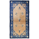 Antique Chinese Art Deco And Peking Rugs One-of-a-Kind Rectangle 3' X 5'10" Area Rug