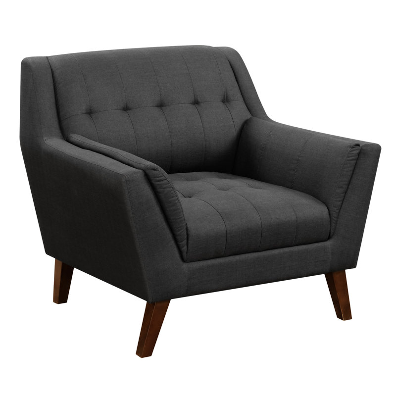 Fauteuil d'appoint gris Wallace & Bay Browning, Gris