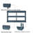 Console Table With 3-Tier Open Storage Spaces And Roman Column Effect Support Legs,Narrow Sofa Entry Table For Living Room, Entryway And Hallway-114230324