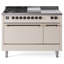 ILVE Nostalgie II 48 in Dual Fuel Range, 5 Burner, Griddle, Frenchtop-1045267377-1045267371