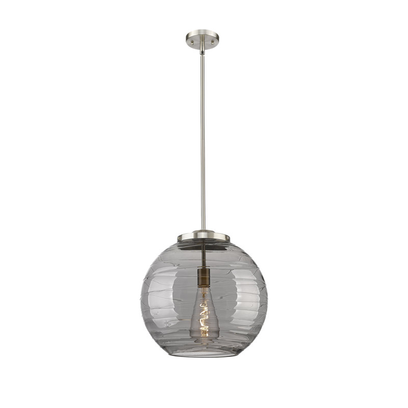 Ellington 1 - Light Pendant, 17.13" H x 15.75" W x 15.75" D, Brushed Satin Nickel