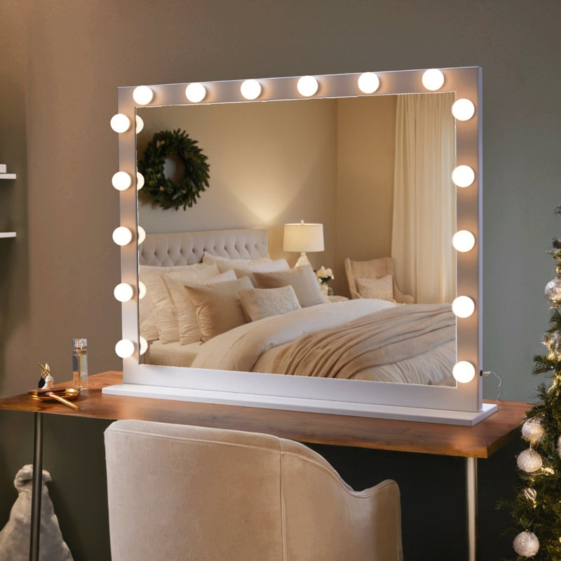Miroir de maquillage avec lumière