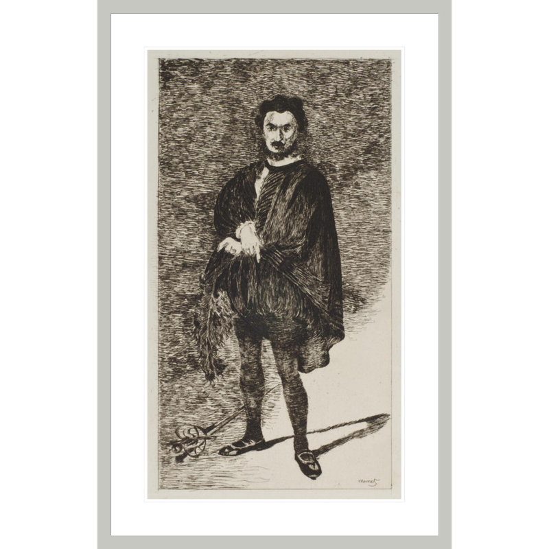 «The Tragic Actor» (Reproduction giclée encadrée), 41.5" H x 26.72" W
