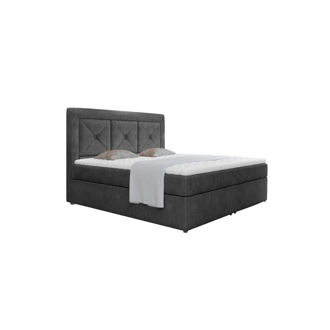 Boxspringbett Ghaleb mit Topper