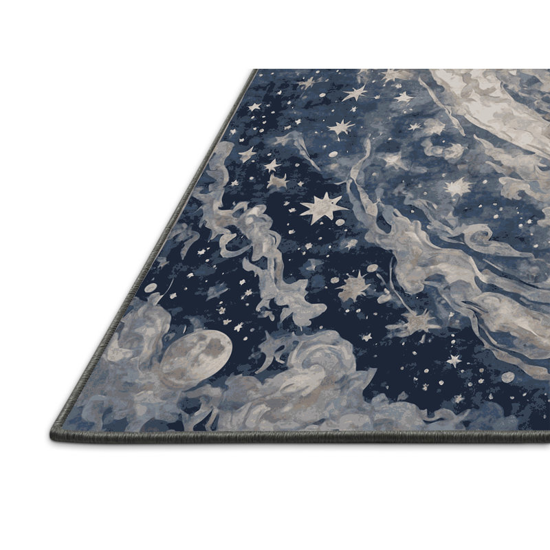 Silky Soft Plush Gray Area Rug, Round 5'