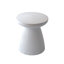 Table de bout décorative de jardin, H 18,1 po, robuste, moderne, robuste, faux terrazzo, table d'appoint, table d'appoint, plante d'intérieur pour l'extérieur