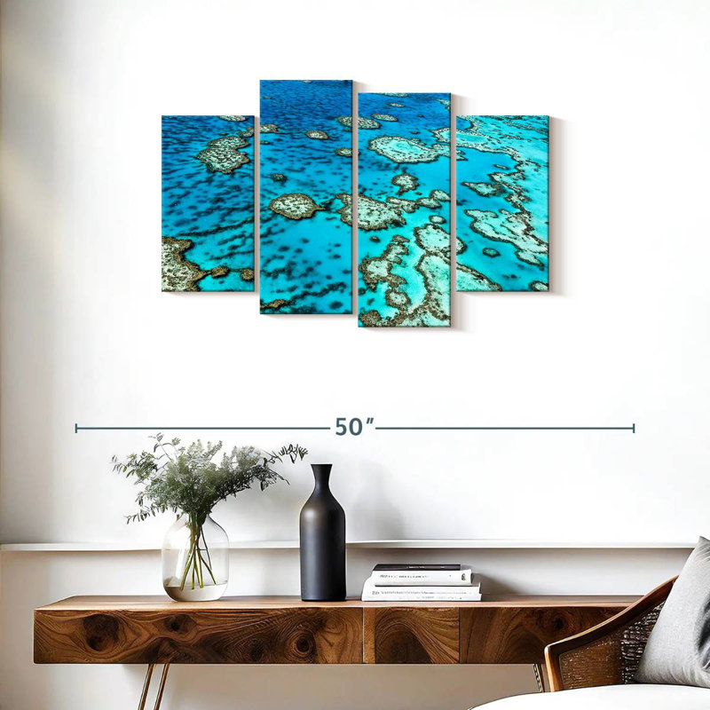 Grande barrière de corail Nicci, H 22 po x l 36 po