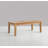 Solid Wood Rectangular Patio Coffee Table-1768150121