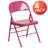 HERCULES COLORBURST Series Triple Braced & Double Hinged Folding Chair-1812287774