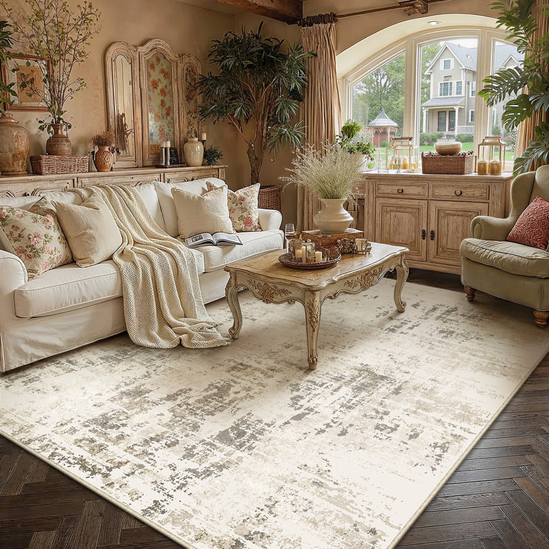 Tapis blanc Walkyn, Rectangle 6'x 9'