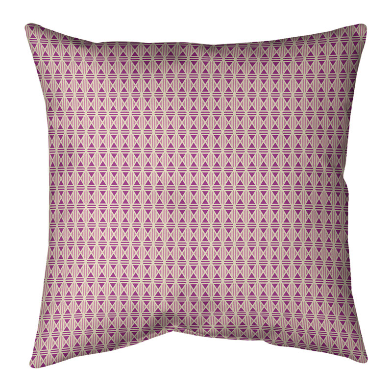 Oreiller Katelyn Elizabeth, 20 po X 20 po, Pas de bourre, Mauve