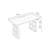 Walnut Rectangular Hight adjustable Solid wood Desks-108352762