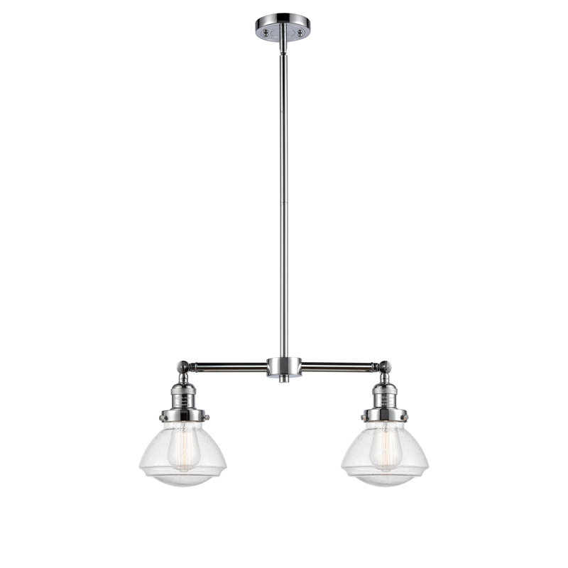Chesterville 2 - Light Kitchen Island Pendant, Seedy, Polished Chrome