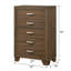 Commode rectangulaire à 5 tiroirs Miquell -1238848028