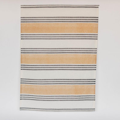 Striped Printed Cotton Tea Towel