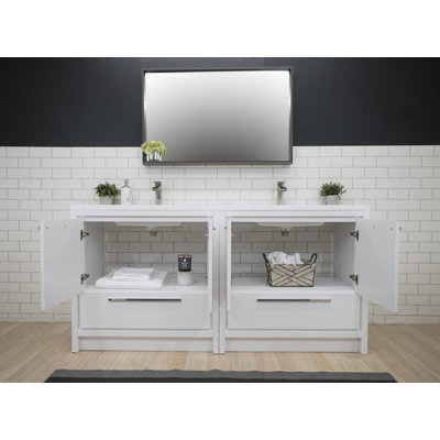 Meuble-lavabo double 71 po Drason