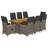 Bistro Set PE Rattan, Powder-Coated Steel, Solid Acacia Wood-1268613019-1268613017-1268613023