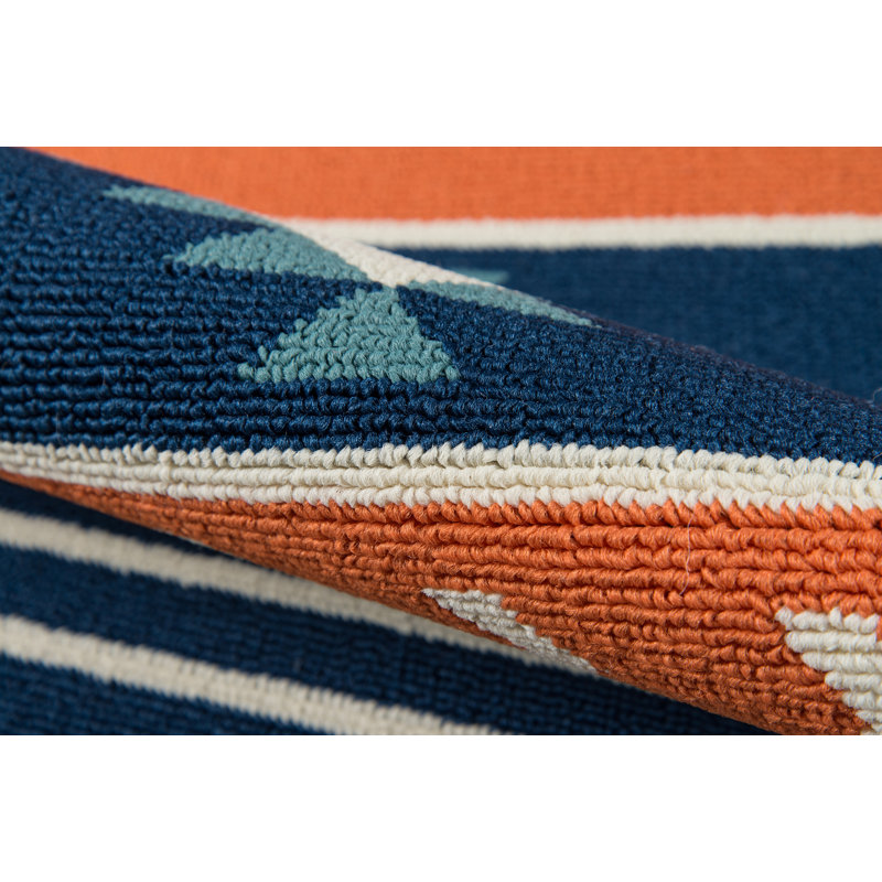 Tapis bleu Alumbaugh, Rectangle 2 pi 3 po x 4 pi 6 po