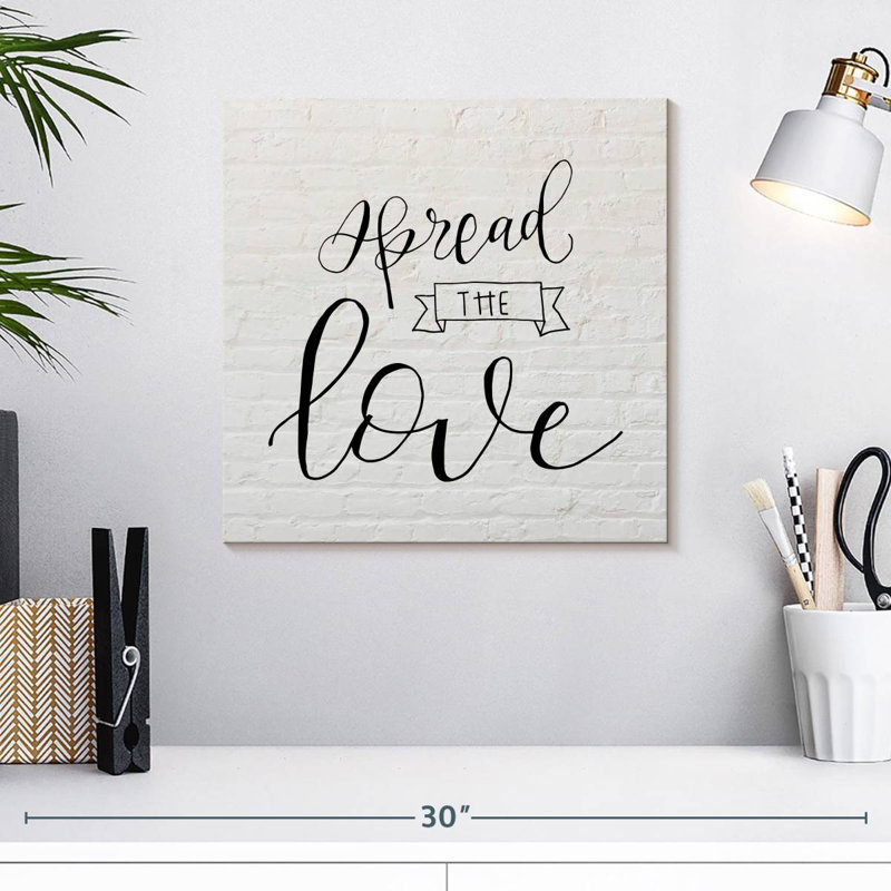 Tergel Spread The Love, H 16 po x l 16 po