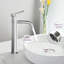 Robinet de salle de bain en nickel brossé - Robinet pour salle de bain moderne à une poignée-124464683