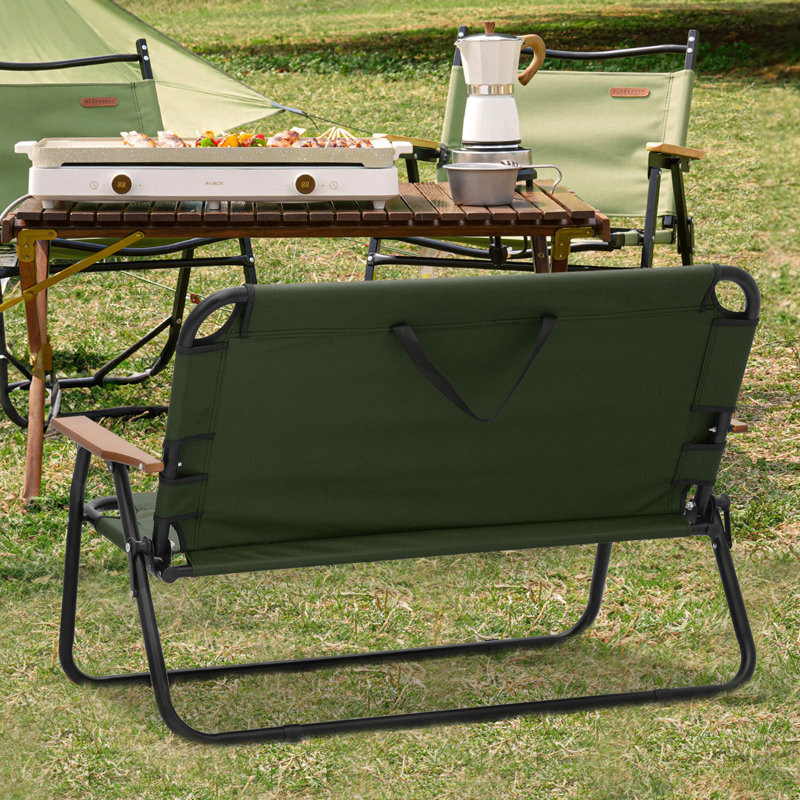 Chaise de camping Omika, Vert foncé