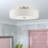 Konur Acrylic Semi Flush Mount