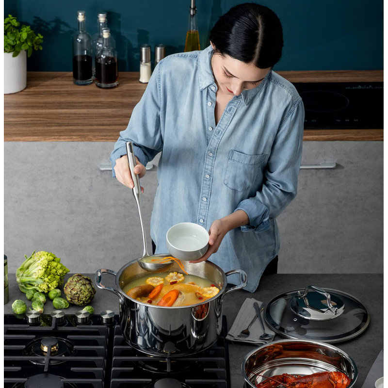 Ensemble 304 ustensiles de cuisine en acier inoxydable 304, 11 pièces