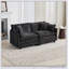 Causeuse Cloud Cloud, canapé modulaire moderne avec coussins rembourrés à double couche confortables, tissu chenille respirant pour le salon et la chambre à coucher-2140585760