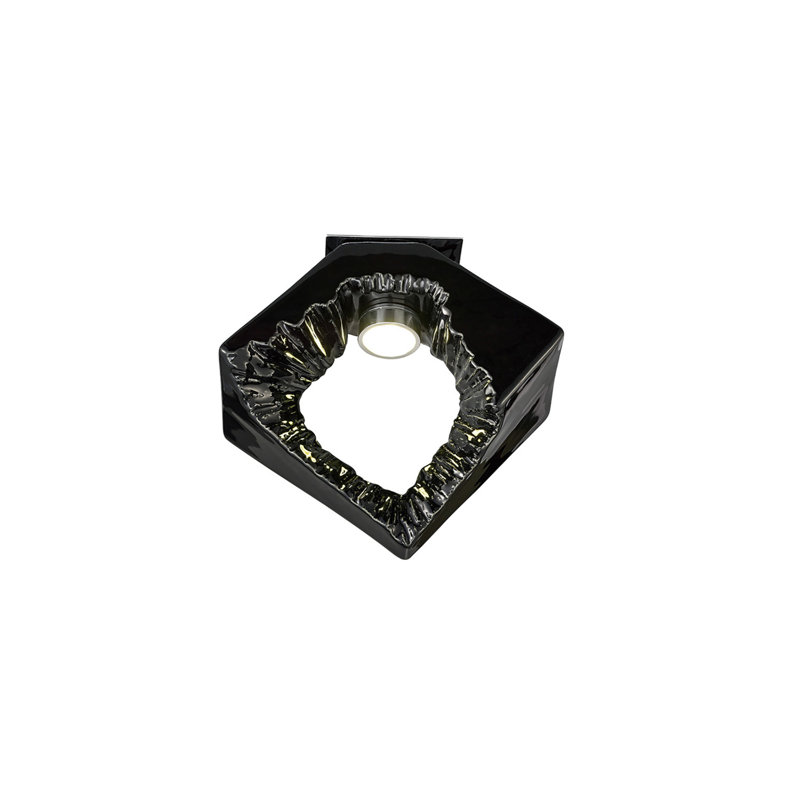 Salvio LED Flush Mount, Black