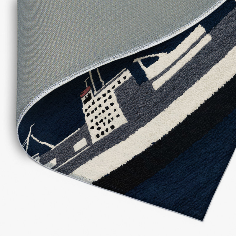 Tapis intérieur et extérieur gris Transport, Rectangulaire 2 pi x 3 pi