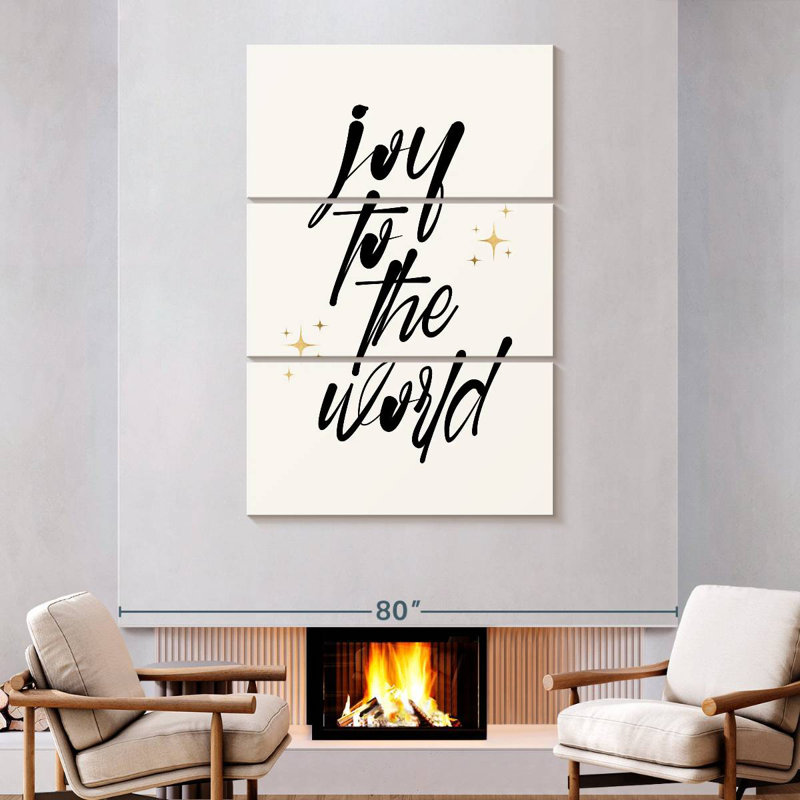 Tergel «Sparkling Joy To The World», H 74 po x l 48 po